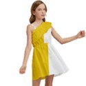 Antrim Flag Kids  One Shoulder Party Dress View2