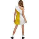 Antrim Flag Kids  One Shoulder Party Dress View4