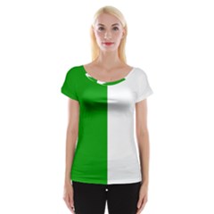 Fermanagh Flag Cap Sleeve Top by tony4urban