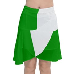 Fermanagh Flag Chiffon Wrap Front Skirt by tony4urban