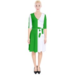 Fermanagh Flag Wrap Up Cocktail Dress by tony4urban