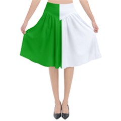 Fermanagh Flag Flared Midi Skirt by tony4urban