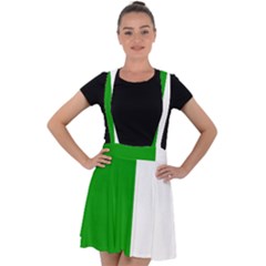 Fermanagh Flag Velvet Suspender Skater Skirt by tony4urban