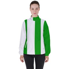 Fermanagh Flag Women s High Neck Windbreaker by tony4urban