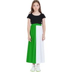 Fermanagh Flag Kids  Flared Maxi Skirt by tony4urban