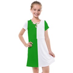 Fermanagh Flag Kids  Cross Web Dress by tony4urban