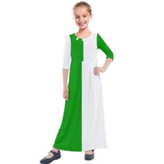 Fermanagh Flag Kids  Quarter Sleeve Maxi Dress by tony4urban