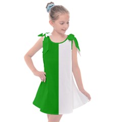 Fermanagh Flag Kids  Tie Up Tunic Dress by tony4urban