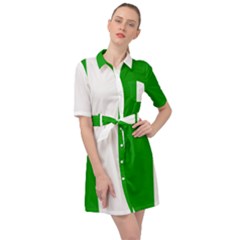 Fermanagh Flag Belted Shirt Dress by tony4urban