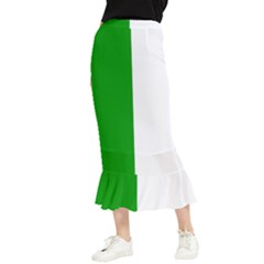 Fermanagh Flag Maxi Fishtail Chiffon Skirt by tony4urban