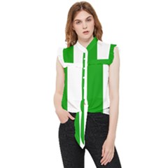 Fermanagh Flag Frill Detail Shirt by tony4urban