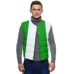 Fermanagh Flag Men s Short Button Up Puffer Vest	 by tony4urban