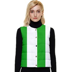 Fermanagh Flag Women s Short Button Up Puffer Vest by tony4urban