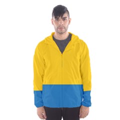 Opolskie Flag Men s Hooded Windbreaker