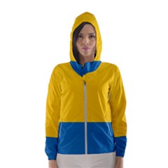 Opolskie Flag Women s Hooded Windbreaker