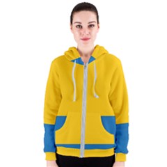 Opolskie Flag Women s Zipper Hoodie