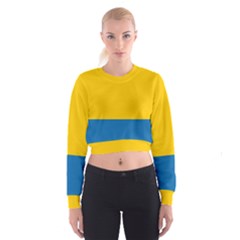 Opolskie Flag Cropped Sweatshirt