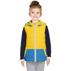 Opolskie Flag Kids  Hooded Puffer Vest