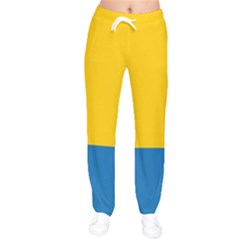 Opolskie Flag Women Velvet Drawstring Pants