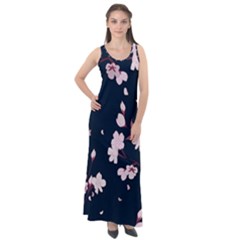 Usa  Women,s Dress Sleeveless Velour Maxi Dress by insafestore