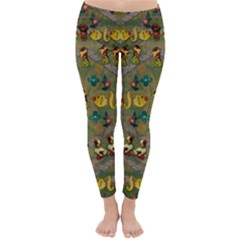 Fishes Admires All Freedom In The World And Feelings Of Security Classic Winter Leggings