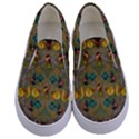 Fishes Admires All Freedom In The World And Feelings Of Security Kids  Canvas Slip Ons View1