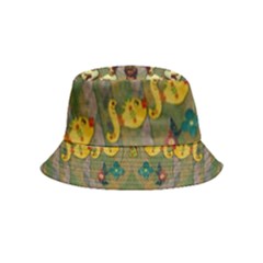 Fishes Admires All Freedom In The World And Feelings Of Security Bucket Hat (kids) by pepitasart