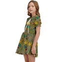 Fishes Admires All Freedom In The World And Feelings Of Security Kids  Sweet Collar Dress View3