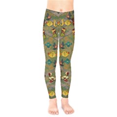 Fishes Admires All Freedom In The World And Feelings Of Security Kids  Classic Winter Leggings