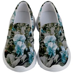 Flowers And Leaves Colored Scene Kids Lightweight Slip Ons by dflcprintsclothing