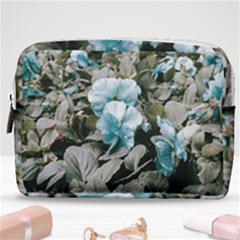 Flowers And Leaves Colored Scene Make Up Pouch (medium) by dflcprintsclothing