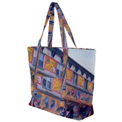 Coney1 Zip Up Canvas Bag by StarvingArtisan