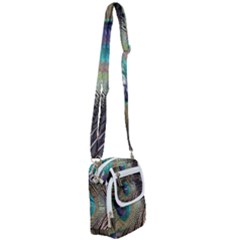 Peacock Shoulder Strap Belt Bag by StarvingArtisan