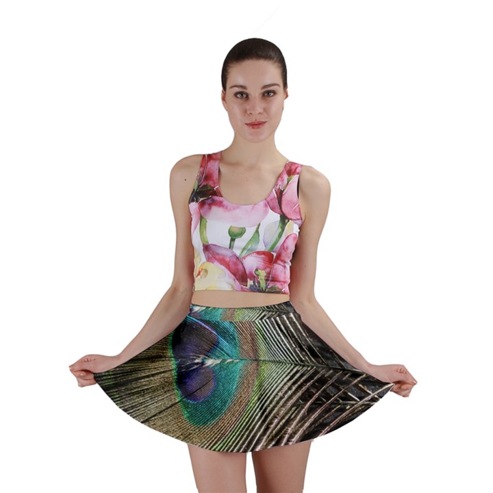 Peacock Mini Skirt