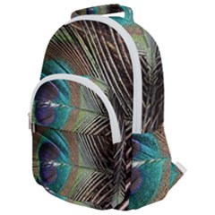 Peacock Rounded Multi Pocket Backpack by StarvingArtisan