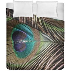 Peacock Duvet Cover Double Side (california King Size) by StarvingArtisan