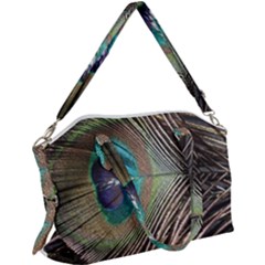 Peacock Canvas Crossbody Bag by StarvingArtisan