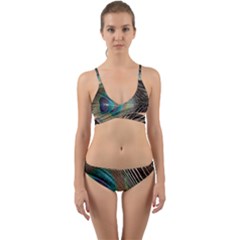 Peacock Wrap Around Bikini Set by StarvingArtisan