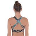 Peacock Cross Back Sports Bra View2