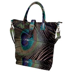 Peacock Buckle Top Tote Bag by StarvingArtisan