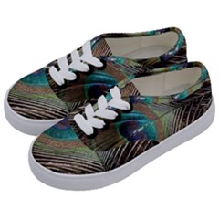 Peacock Kids  Classic Low Top Sneakers by StarvingArtisan