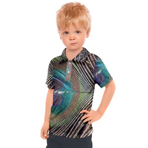 Peacock Kids  Polo Tee by StarvingArtisan