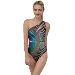 Peacock To One Side Swimsuit by StarvingArtisan