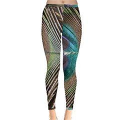 Peacock Inside Out Leggings by StarvingArtisan