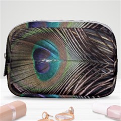 Peacock Make Up Pouch (small) by StarvingArtisan