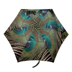 Peacock Mini Folding Umbrellas by StarvingArtisan