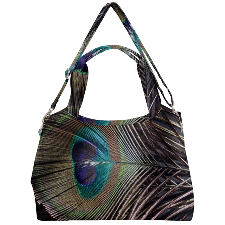 Peacock Double Compartment Shoulder Bag