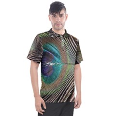 Peacock Men s Polo Tee by StarvingArtisan