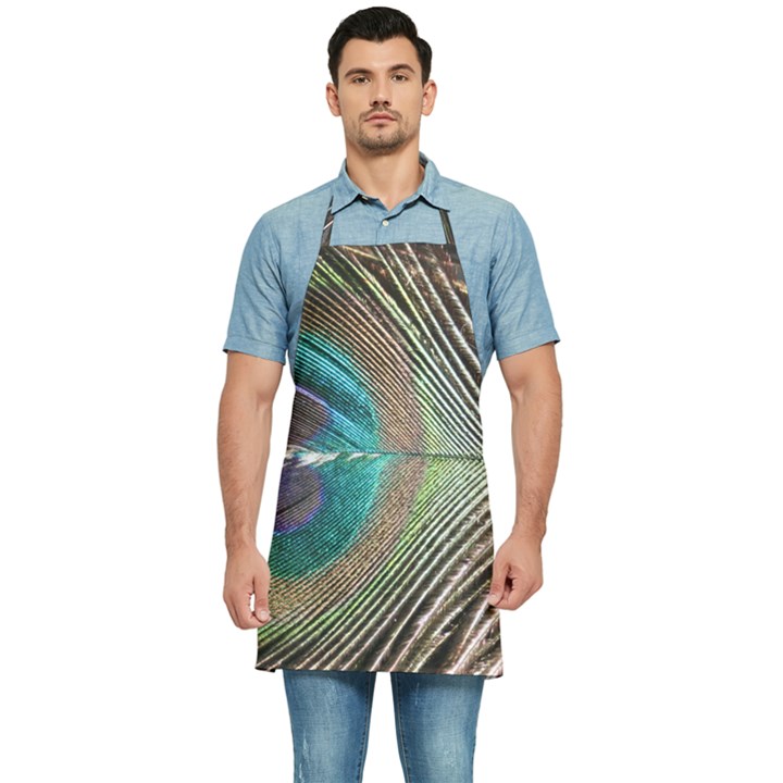 Peacock Kitchen Apron