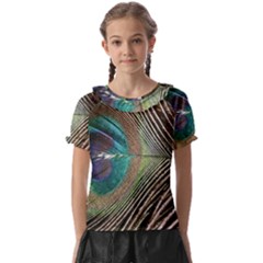 Peacock Kids  Frill Chiffon Blouse by StarvingArtisan